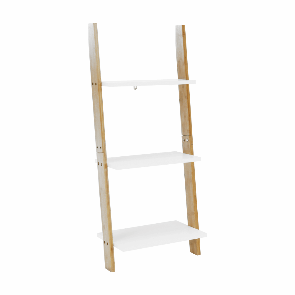 Polc, fehér/bambusz, GAPA TYP 1