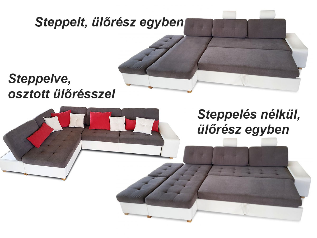 Avelato sarokgarnitúra ülőrészek