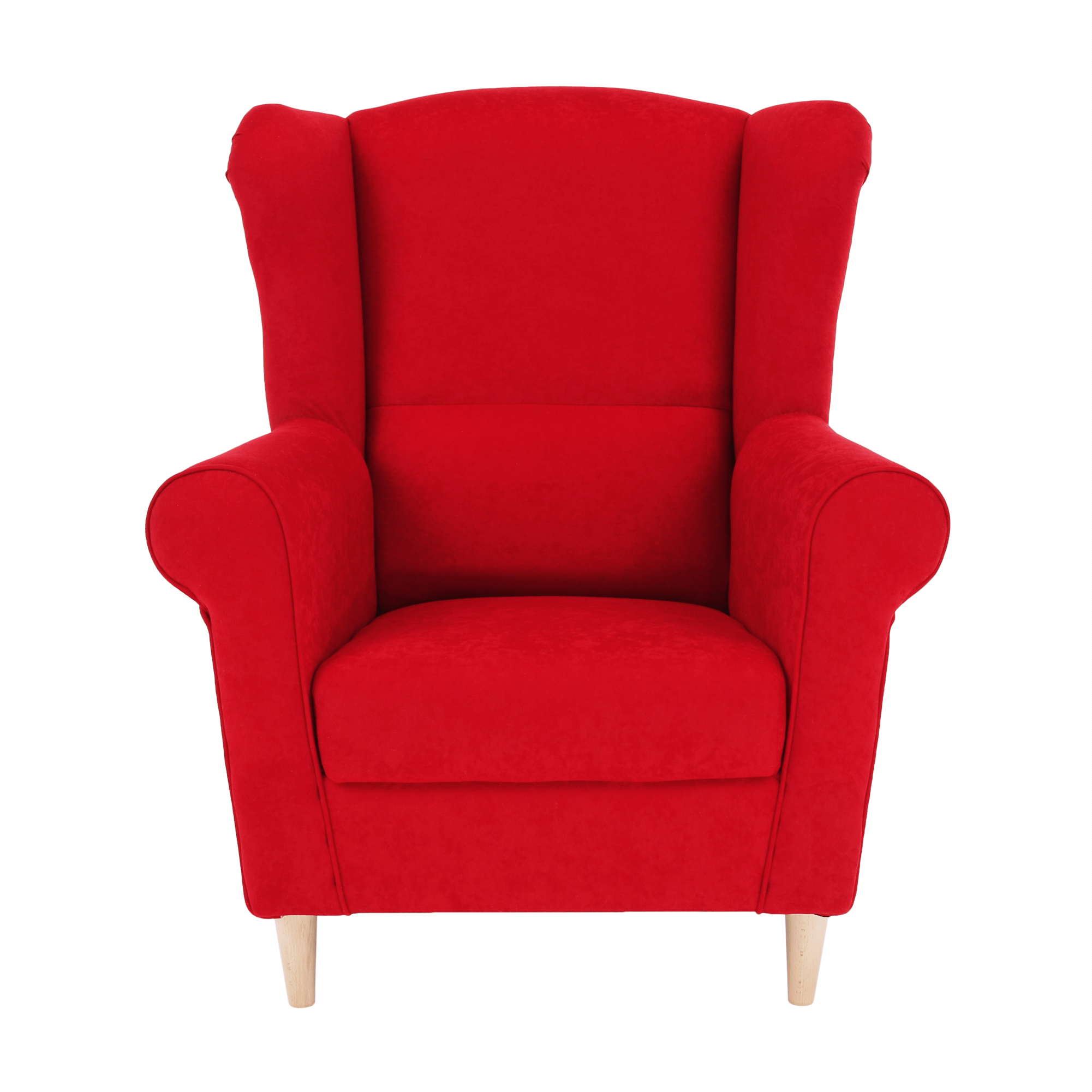 Füles fotel, piros, CHARLOT