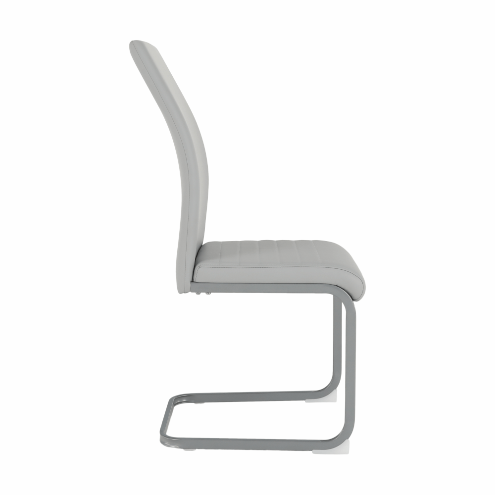 Étkező szék, világosszürke/szürke, NOBATA