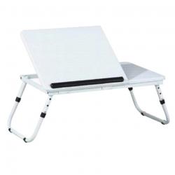 Notebook asztal, fehér EVALD