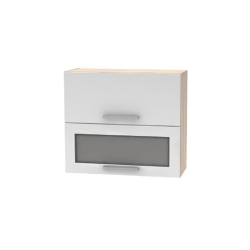 Billeno-felsoszekreny-uveggel-2DV--tolgy-sonoma-feher--NOVA-PLUS-NOPL-016-OH