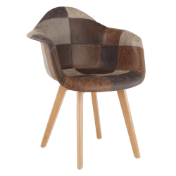 Dizajnos-fotel--patchwork-bukk--TERST