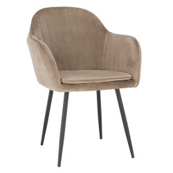 Dizajnos-fotel--szurkesbarna-Taupe-Velvet-anyag--ZIRKON