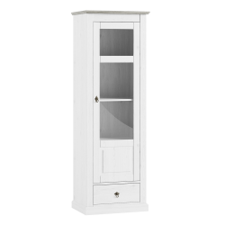 Vitrines-szekreny--feher--LIONA-LM-11