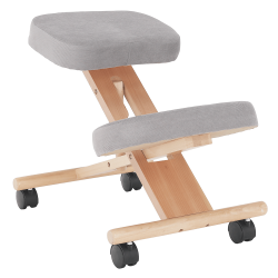 Ergonomikus-terdeloszek--szurkesbarna-Taupe-bukkfa--FLONET