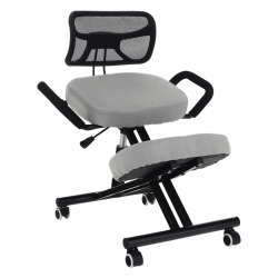 Ergonomikus-terdeploules--szurkesbarna-Taupe-fekete--RUFUS