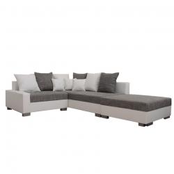 Sarokulogarnitura--textilbor-feher-melir--jobbos--PETRANA-NEW