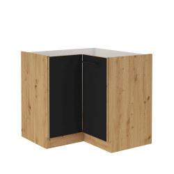 Also-sarokszekreny--matt-fekete-artisan-tolgy--MONRO-90-90-DN-1F-BB