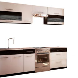 Konyhaszekrenysor--feher-wenge--JURA-NEW-B-ZS-2-6-m