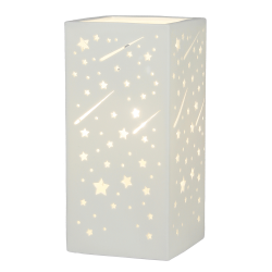 Keramia-asztali-lampa--feher-csillag-mintas--BELLE-TYP-1