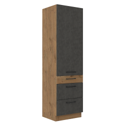 Magas-szekreny--tolgy-lancelot-szurke-matt--VEGA-60-DKS-210-3S-1F