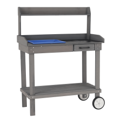 Kerti-munkaasztal-mosdoval--fa-szurke--BARDY