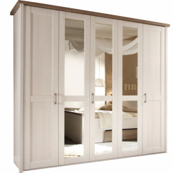 5-ajtos-szekreny--DTD-foliazott--sonoma-tolgy-truffel-mandulafenyo-feher--LUMERA