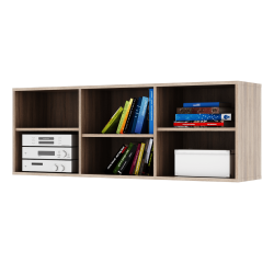 Alacsony-konyvespolc--DTD-laminalt--tolgy-sonoma--DUNAJ--TYP12