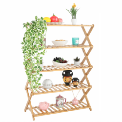 Konyvespolc--bambusz--TOSEA