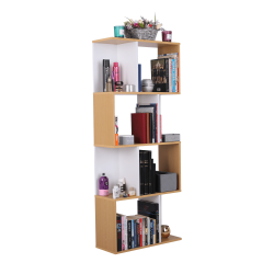 Konyvespolc--tunyalabos-fenyo-feher--ERDEM-NEW-TYP-2