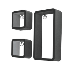 Polc--3-db--fekete--TRIX-FY-7493