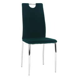 etkezoszek--smaragd-Velvet-szovet-krom--OLIVA-NEW