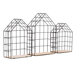 Szett-3-polc--termeszetes-fekete--AZURI