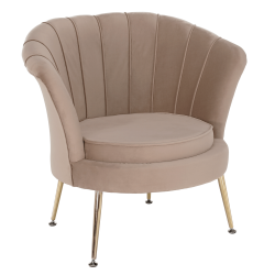 Fotel-Art-deco-stilusban--bezs-Velvet-anyag-gold-chrom-arany--NOBLIN-NEW