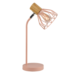 Asztali-lampa--rozsaszin--fem-fa--TREX-TYP-1
