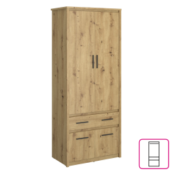 Szekreny-4D1S-50--artisan-tolgy--AIRON