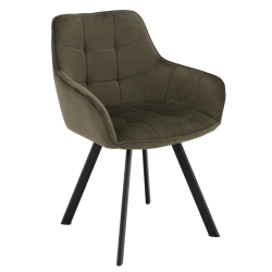 Design-fotel--zold-Velvet-fekete--PETIN