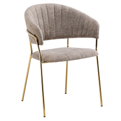 Design-etkezoszek.-barna-szovet-gold-krom-arany.-DASMIN-TYP-1