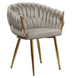 etkezoszek.-szurkesbarna-Taupe-Velvet-szovet-gold-krom-arany.-DEILA