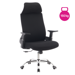 Irodai-szek.-fekete-krom.-teherbiras-150-kg.-HOLGER