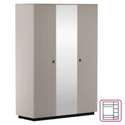 Szekreny-tukorrel.-szurkesbarna-Taupe-silverjack-tolgy.-DOMCA-3D