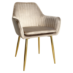 etkezofotel.-szurkesbarna-taupe-Velvet-szovet-gold-krom-arany.-ADLAR