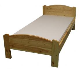 Harmónia egyszemélyes ágy ágyneműtartós fenyő ágykeret