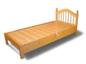 Andi egyszemélyes ágy ágyneműtartós fenyő ágykeret matrac nélkül