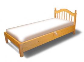 Andi egyszemélyes ágy ágyneműtartós fenyő ágykeret