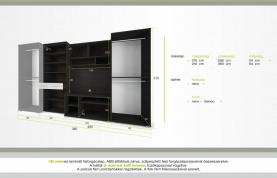 Golden szekrénysor 120-as TV-s elem
