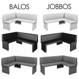 Sarokpad MODERN balos-jobbos kivitel