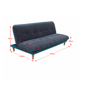 Ágyazható kanapé ELMO méretek