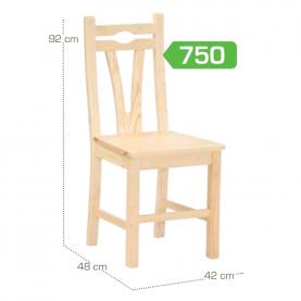 Fenyő szék 750