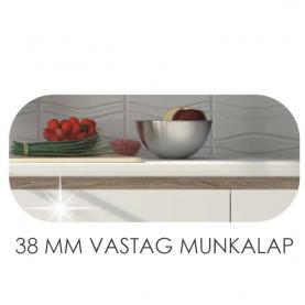 Konyhaszekrény LINE sonoma tölgy sarok elem 80