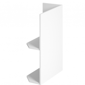 Alsószekrény, fehér, balos, AURORA D25PZ