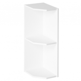 Felső sarokszekrény, fehér, AURORA G25PZ