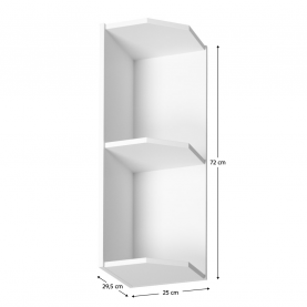 Polcos felsőszekrény G25P, fehér, PROVANCE Polcos felsőszekrény G25P, fehér, PROVANCE