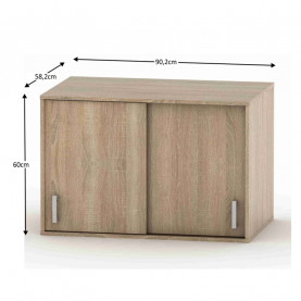 Kiegészítő tartozék a szekrényre, tölgyfa sonoma, BETTY 4 BE04-004-00 Kiegészítő tartozék a szekrényre, tölgyfa sonoma, BETTY 4 BE04-004-00