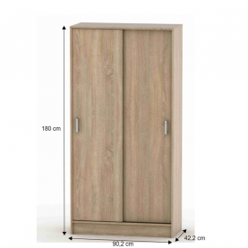 Szekrény, tölgy sonoma, BETTY 4 BE04-003-00 Szekrény, tölgy sonoma, BETTY 4 BE04-003-00