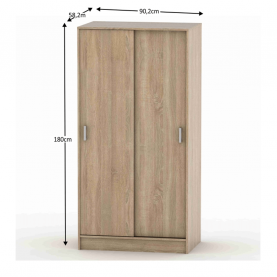 Szekrény, tölgyfa sonoma, BETTY 4 BE04-002-00 Szekrény, tölgyfa sonoma, BETTY 4 BE04-002-00