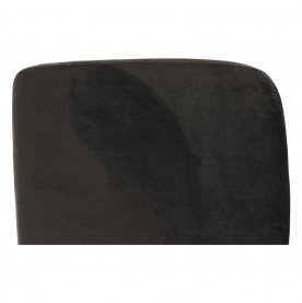 Dizájnos fotel,  szürkésbarna TAUPE Velvet anyag, TENAL