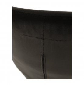 Dizájnos fotel,  szürkésbarna TAUPE Velvet anyag, TENAL