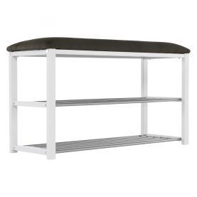 Lóca cipőtartóval, szürke/fehér, LANGELLA NEW Lóca cipőtartóval, szürke/fehér, LANGELLA NEW